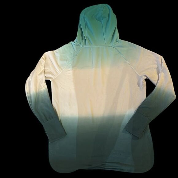 Te Verde Ombré Fleece Hooded Sweatshirt! - Picture 4 of 15